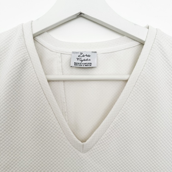 Boxy Knit Tshirt with Back Slit - Picture 2 of 4